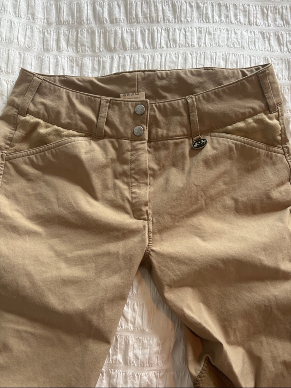 Equine Couture Tan Riding Breeches - Picture 2 of 11
